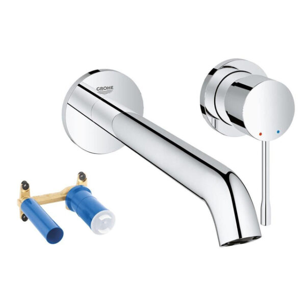 GROHE Essence New Wastafelkraan Inbouw - uitloop 23cm - L size - zonder waste - chroom 0442582/sw28941