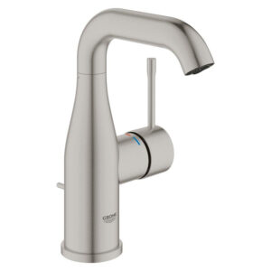 GROHE Essence new Wastafelkraan Opbouw - uitloop 11.4cm - M-size - waste - supersteel 23462DC1