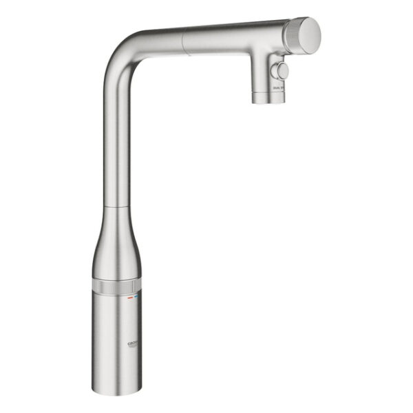 Grohe Essence smartcontrol keukenkraan L-uitl. dual spray s.steel 31892DC0