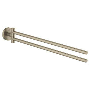 GROHE Essentials 2-lids handdoekhouder draaibaar 45cm geborsteld nikkel 40371EN1