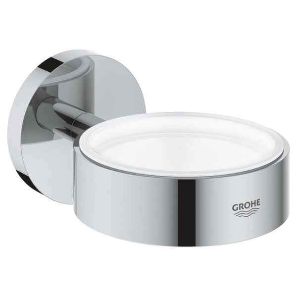 GROHE Essentials glas/zeephouder zonder glasdeel chroom 40369001