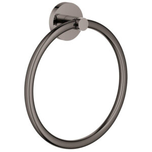 GROHE Essentials handdoekring Ø18cm hard graphite 40365A01