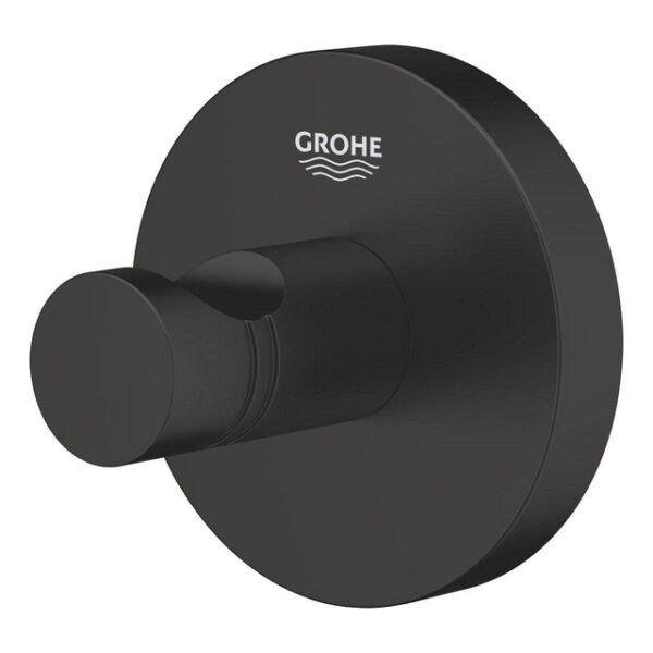 GROHE Essentials Handoekhaak - enkel - matte black 1024602430