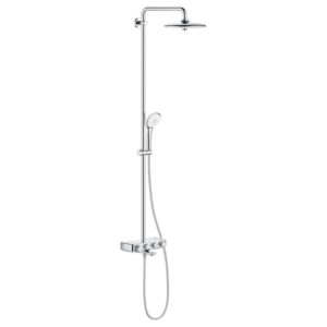 GROHE Euphoria smartcontrol Regendoucheset Opbouw - badkraan - hoofddouche rond 26cm - 2 functies - handdouche rond - chroom OUTLETSTORE 26510000