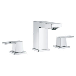 GROHE Eurocube wastafelkraan met waste chroom 20351000