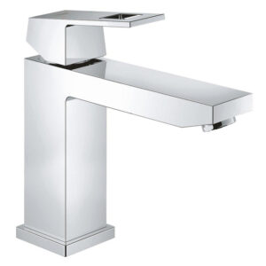 GROHE Eurocube waterbesparende wastafelkraan medium 28mm met temperatuurbegrenzer chroom 23446000