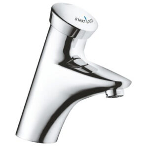 GROHE Eurodisc SE zelfsluitende wastafelkraan 1/2 zonder menging blauwe markering 36249000