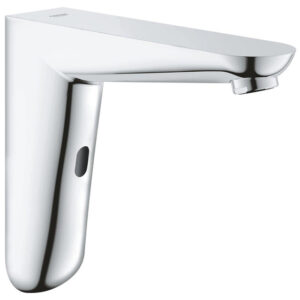 GROHE Euroeco Cosmopolitan E waterbesparende wandkraan zonder menging met LongLife batterij 6V chroom 36274000