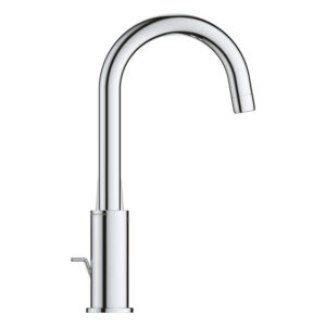 GROHE Euroeco Wastafelmengkraan - l-size - met trekwaste - chroom 24272001