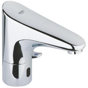 GROHE Europlus E waterbesparende wastafelkraan infrarood met menging met transformator 230V chroom 36015001