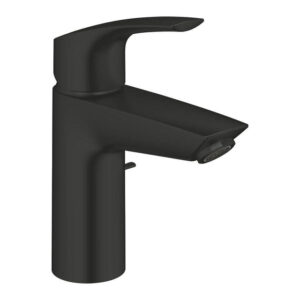 GROHE Eurosmart Wastafelmengkraan - S-size - met trekwaste - matte black 329262433