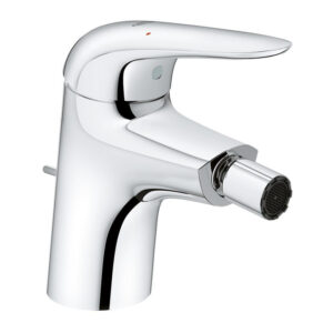 GROHE Eurostyle New 1 gats bidetkraan S size met waste met gesloten greep chroom 23720003