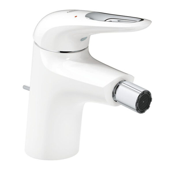 GROHE Eurostyle New 1 gats bidetkraan S size met waste wit 33565LS3