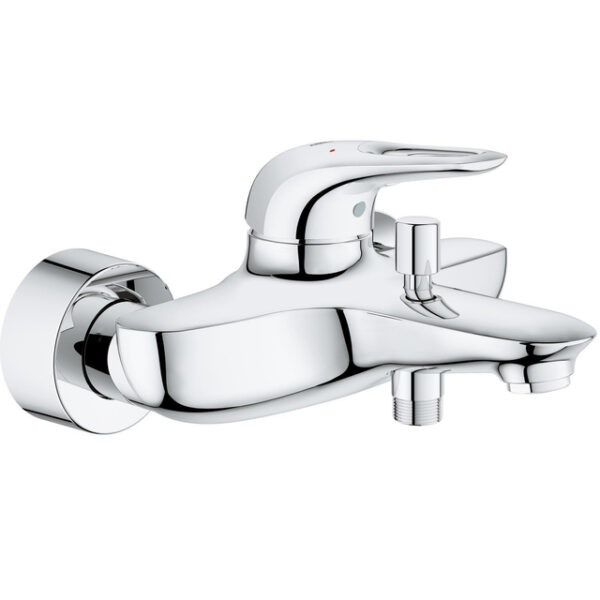 GROHE Eurostyle New badkraan met omstel en koppelingen chroom 33591003