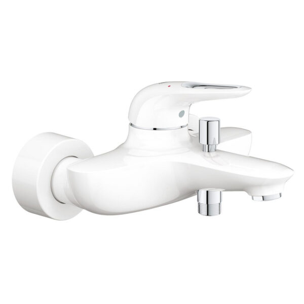 GROHE Eurostyle New badkraan met omstel en koppelingen wit 33591LS3