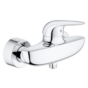 GROHE Eurostyle New douchekraan zonder omstel met koppelingen met gesloten greep chroom 23722003