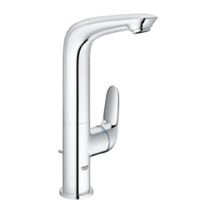 GROHE Eurostyle News wastafelkraan L size met zijbediening met waste met gesloten greep chroom 23718003