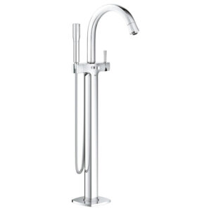 GROHE Grandera Freestander badkraan met omstel met douchehouder met handdouche en doucheslang 125cm chroom 23318000