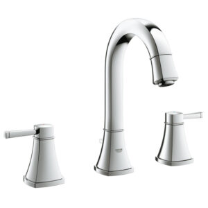 GROHE Grandera waterbesparende wastafelkraan met hoge uitloop met waste chroom 20389000