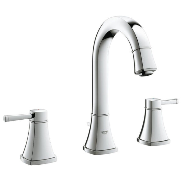 GROHE Grandera waterbesparende wastafelkraan met hoge uitloop met waste chroom 20389000