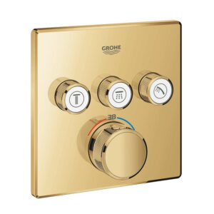 GROHE Grohtherm Smartcontrol Mengkraan - afdekset - thermostaat - met 3x omstel - cool sunrise 29126GL0