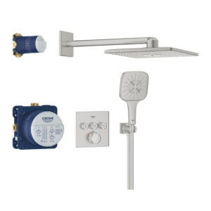 Grohe Grohtherm smartcontrol Perfect showerset compleet supersteel 34864DC0