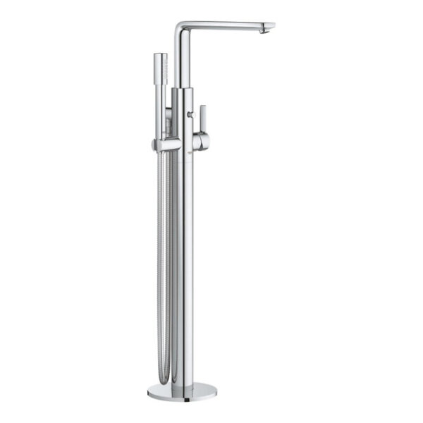 GROHE Lineare New afbouwdeel voor vrijstaande badkraan vloermontage met omstel m. sena handdouche en doucheslang 125cm chroom 23792001