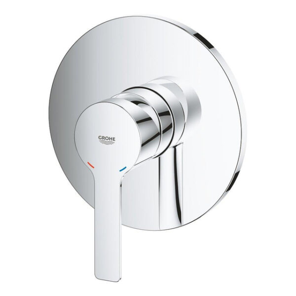 Grohe Lineare New Inbouwthermostaat - 1 knop - zonder omstel - chroom 24063001