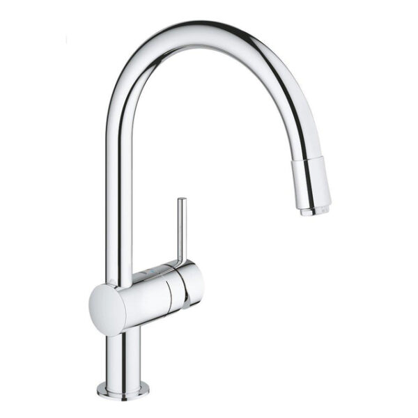 GROHE Minta Keukenkraan - hoog - draaibare/uittrekbare ronde uitloop - chroom 3291800E