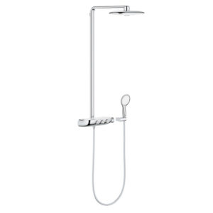 GROHE Rainshower SmartControl Regendoucheset Opbouw- hoofddouche 36cm - 2 functies - handdouche rond 11.5cm - chroom/wit 26250LS0