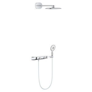 GROHE Rainshower SmartControl Regendoucheset Opbouw - hoofddouche 36cm - handdouche rond 13cm - wandarm 45cm -chroom 26446000