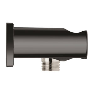 GROHE Rainshower Wandaansluitbocht - 1/2" - met houder - vierkante rozet - hard graphite 26659a00