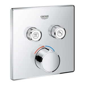 Grohe SmartControl Douchekraan Inbouw - 3 knoppen - vierkant - chroom 29148000