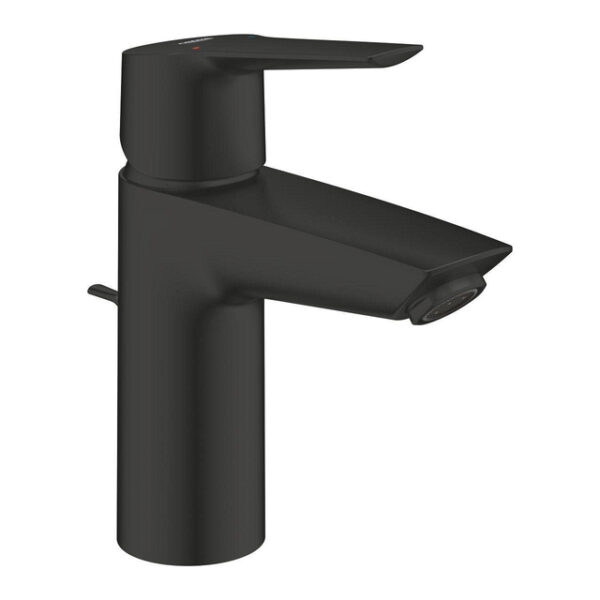 Grohe Start 1-gats wastafelkraan s-size m. wastemat zwart 242092432