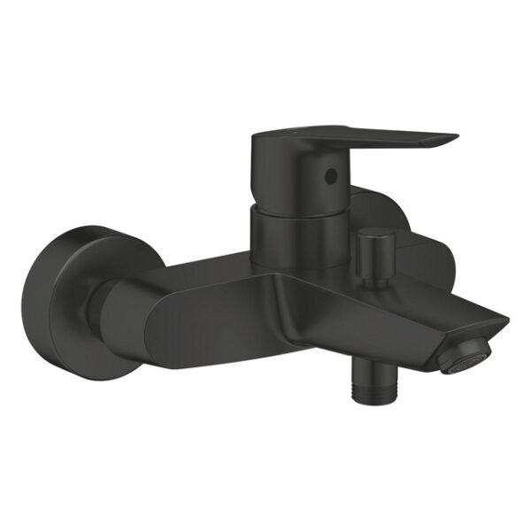 Grohe Start Badkraan - omstel - koppelingen HOH 15cm - matte black (zwart) 322782432