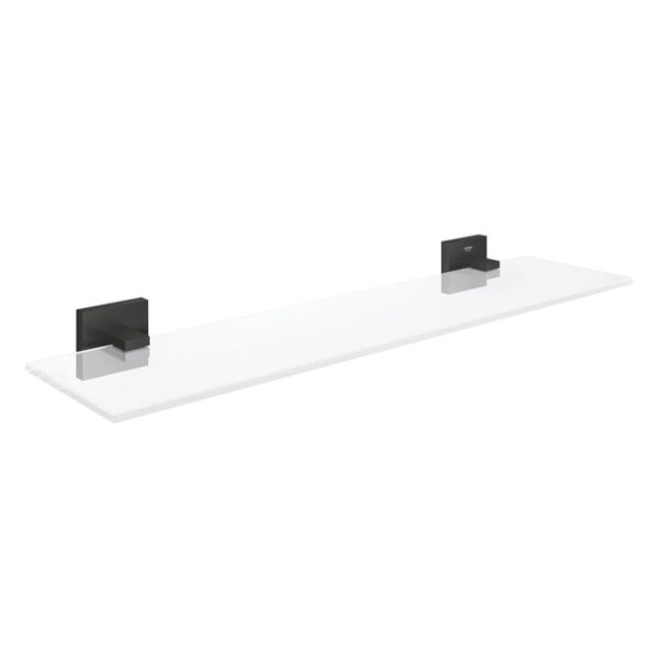 GROHE Start Cube QuickFix Planchet - 53x14.6x5.4cm - glas - matte black 411092430