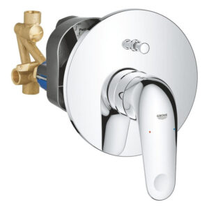 GROHE Swift QuickFix Badmengkraan - inbouw - met omstel - chroom 24336001