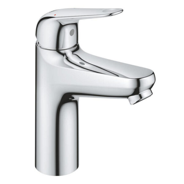 GROHE Swift QuickFix Wastafelkraan - m-size - met push open waste - chroom 24326001