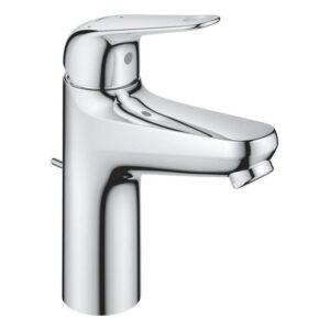 GROHE Swift QuickFix Wastafelkraan - m-size - met trekwaste - chroom 24328001