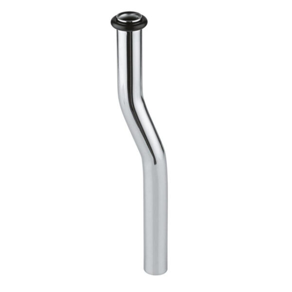 GROHE urinoir spoelpijp 20cm met sprong 2cm O 18mm met O ring chroom 37037000