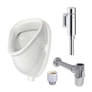 GROHE urinoirset met Sanicare urinoir rondo spoeler 0510394/0510327/0729222/sw17835/0700009