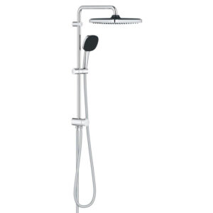 GROHE Vitalio Comfort 250 QuickFix Regendoucheset - hoofddouche - 25cm - vierkante handdouche - 2 straalsoorten - zonder omstelkraan - chroom 26698001