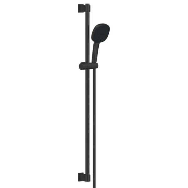 GROHE Vitalio Comfort QuickFix Glijstangset - 90 cm - met handdouche - 2 straalsoorten - 7.4l/min - met slang - 175cm - matte black 269302431