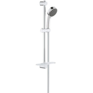 GROHE Vitalio glijstangset comfort met handdouche 10cm met 2 standen 60cm met doucheslang 175cm chroom 26398000