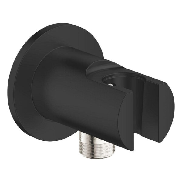 GROHE Vitalio QuickFix Wandaansluitbocht - 1/2" - met houder - mat zwart 269622431