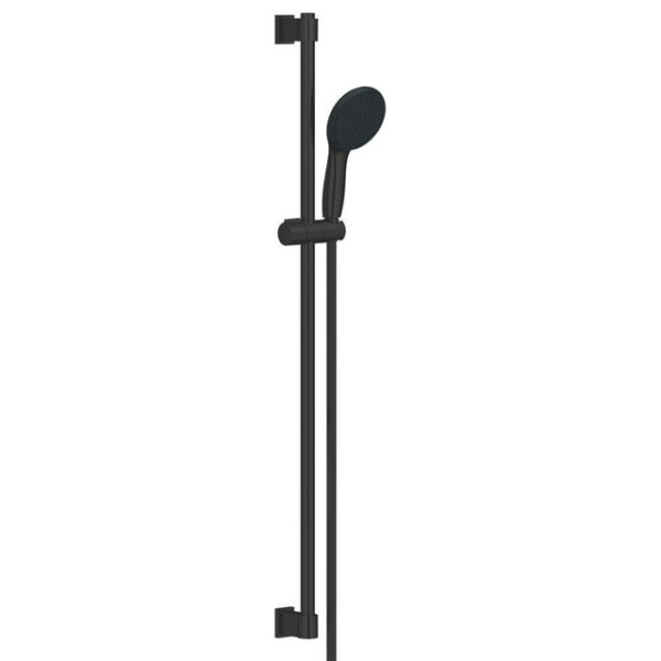 GROHE Vitalio Start QuickFix Glijstangset - 90cm - met handdouche - met 2 straalsoorten - 7.4l/min - met slang 175cm - mat zwart 269542431