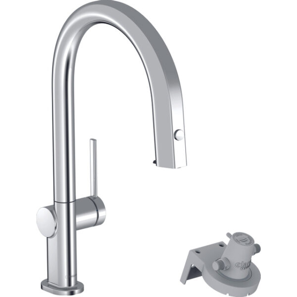 Hansgrohe Aqittura filtersystem 210 uittrekbare uitloop 1jet chroom 76803000