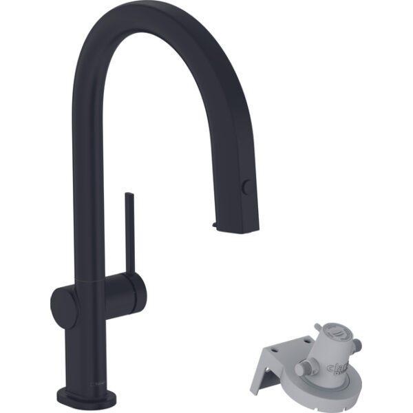 Hansgrohe Aqittura filtersystem 210 uittrekbare uitloop 1jet matzwart 76803670