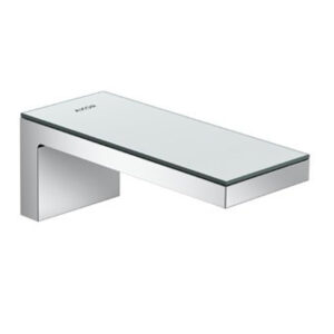 Hansgrohe AXOR MyEdition baduitloop m. zwart glas voorsprong 17.6cm chroom 47410600