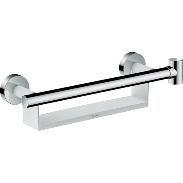 Hansgrohe badgreep comfort met porter en planchet chroom 26328400